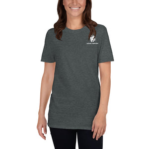 Drunk Hamster (small logo) - Short-Sleeve Unisex T-Shirt